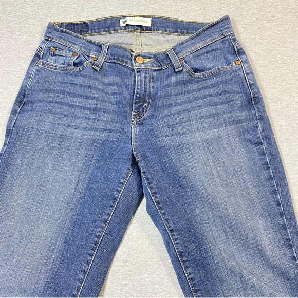 Levis 529 Jeans Women's 12M Blue Curvy Bootcut Western Mid Rise Stretch Denim - Picture 3 of 16